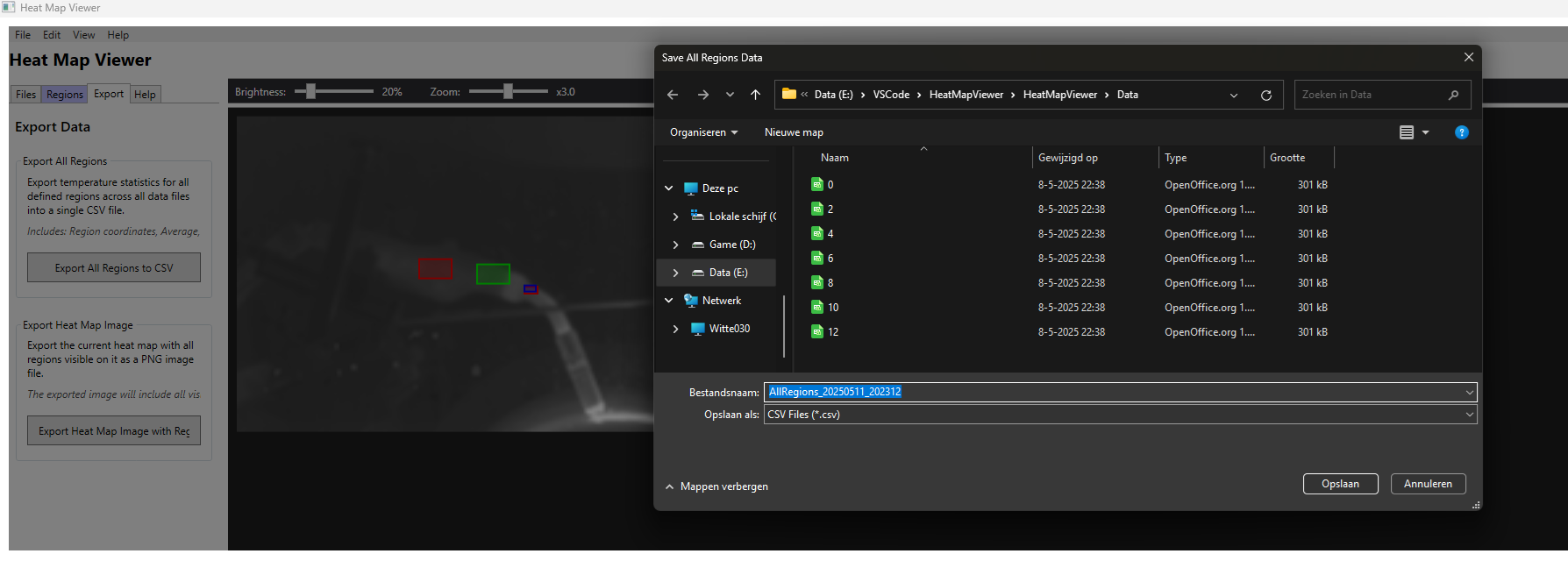 Heat Map Viewer Screenshot 2